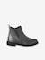 Fancy Leather Boots with Elastic & Zip, for Girls anthracite 