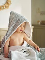 Baby-Bath Capes & Bathrobes-Bath Cape + Bath Mitt Set, In the Woods