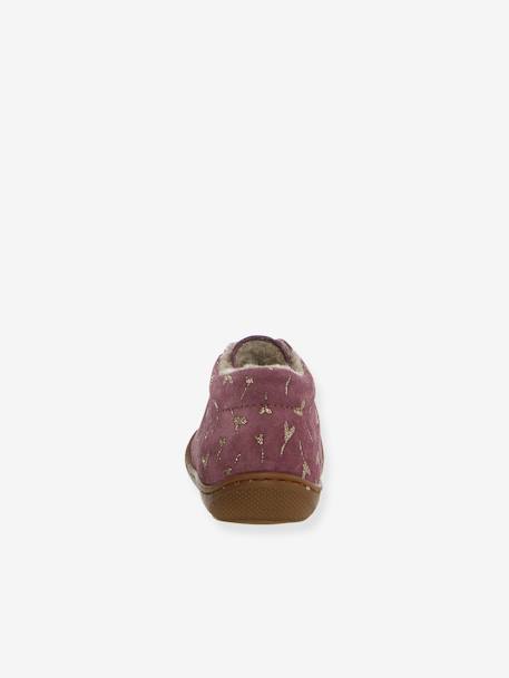 NATURINO® suede first walker shoes violet 