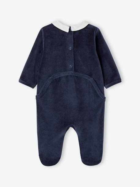 Christmas Special Sleepsuit for Babies navy blue 