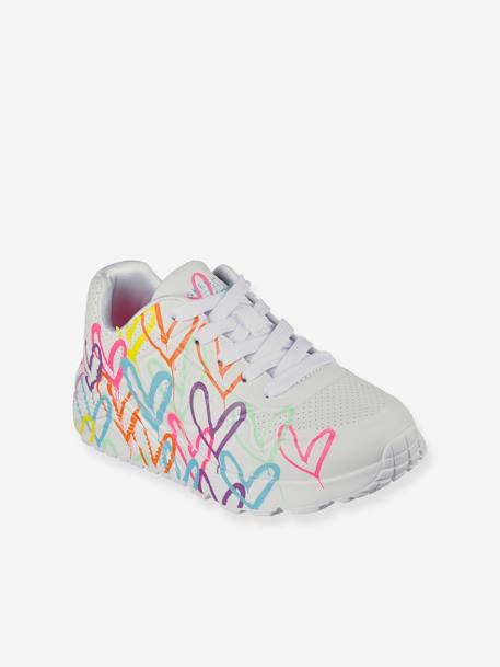 Trainers for Children, Skechers x JGoldcrown: Skechers Street(TM) Uno Lite - Spread the Love - SKECHERS® white 