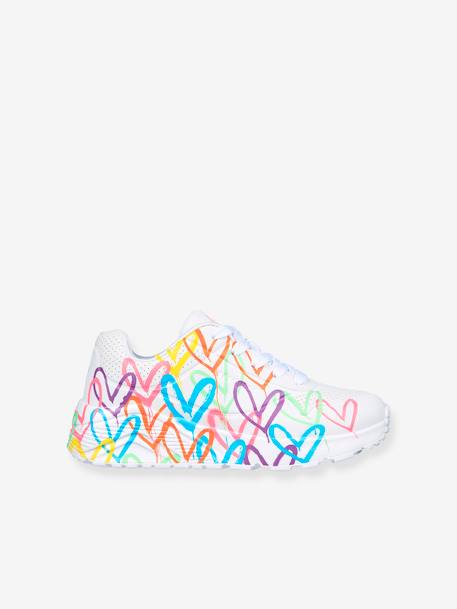 Trainers for Children, Skechers x JGoldcrown: Skechers Street(TM) Uno Lite - Spread the Love - SKECHERS® white 