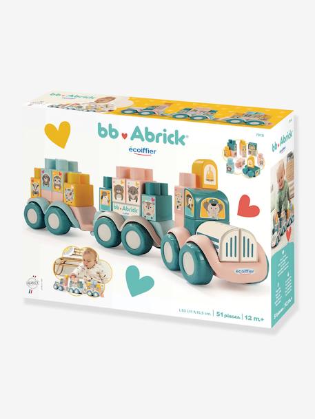 Abrick - ECOIFFIER Animal Train multicoloured 