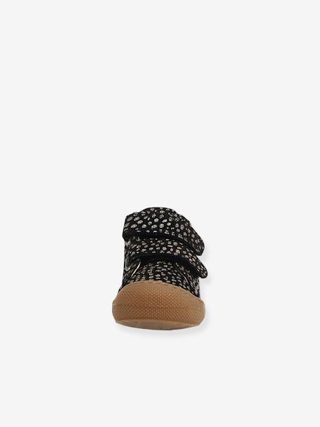 NATURINO® suede pony print baby shoes black 