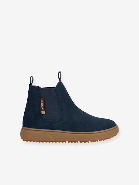 J Theleven Boy GEOX® children's ankle boots navy blue 