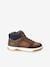 High Top Lace-Up Trainers with Zip & Fur Lining, for Boys brown 