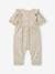 Shimmery Festive Jumpsuit with Ruffles for Baby Girls gold 