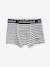 Pack of 5 Striped Boxer Shorts for Boys ecru 