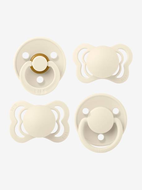 Set of 4 Try It pacifiers - BIBS beige+blush+sage green 