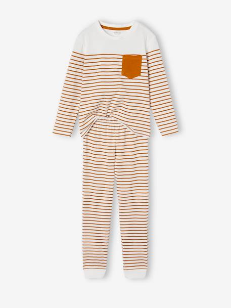 Pack of 2 'Cool' Pyjamas for Boys caramel 