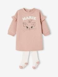 Baby-Outfits-Baby dress and tights set DISNEY ANIMALS Marie The Aristocats