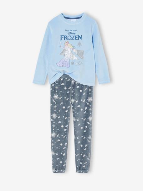 Disney® Frozen girl's velvet pyjamas grey blue 