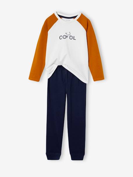 Pack of 2 'Cool' Pyjamas for Boys caramel 