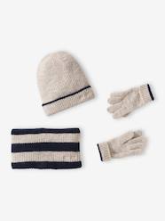 Boys-Cool Kids Beanie + Snood + Gloves Set for Boys