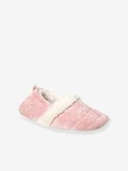 Shoes-Fur-Lined Slippers for Girls