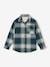 Sherpa-Lined Chequered Shirt for Boys chequered green 