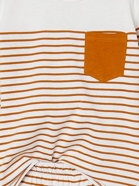 Pack of 2 'Cool' Pyjamas for Boys caramel 