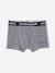 Pack of 5 Striped Boxer Shorts for Boys ecru 