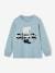 Sweatshirt with Bear and Details in Bouclé Knit, for Boys aqua green 