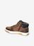 High Top Lace-Up Trainers with Zip & Fur Lining, for Boys brown 