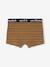 Pack of 5 Striped Boxer Shorts for Boys ecru 