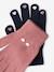 Pack of 2 Pairs of Magic Gloves, for Girls navy blue 