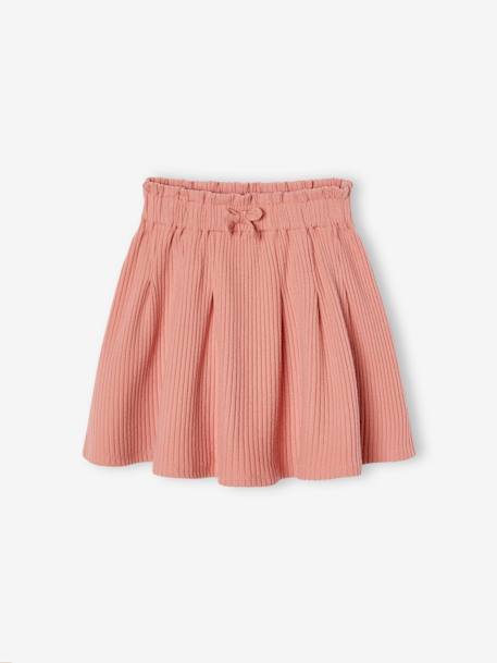 Skirt in Ribbed Jersey Knit rose 