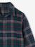 Christmas Special Chequered Shirt in Flannel for Boys navy blue 