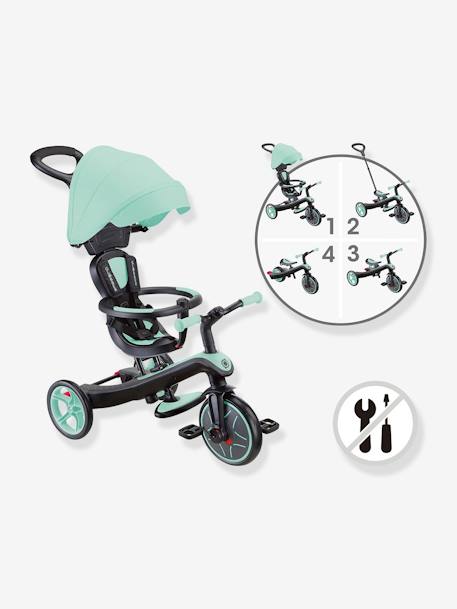 GLOBBER 4-in-1 evolving tricycle beige+blue+mint green+rose 