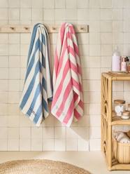 -Striped Bath Towel with Recycled Cotton, Transat