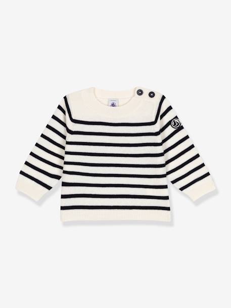 PETIT BATEAU knitted sweater striped blue 