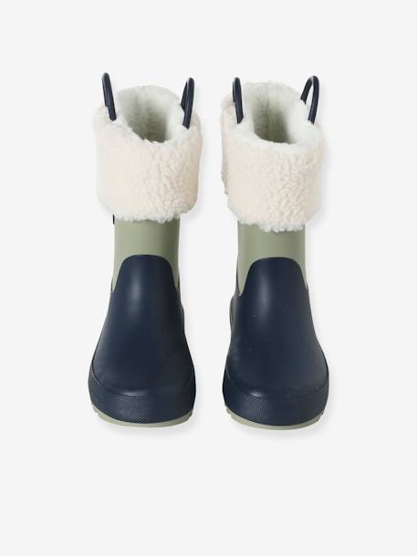 Wellies in Natural Rubber set blue 