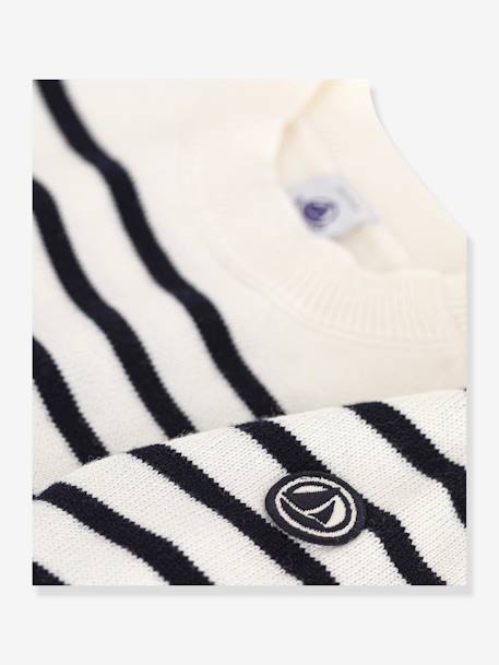 PETIT BATEAU knitted sweater striped blue 