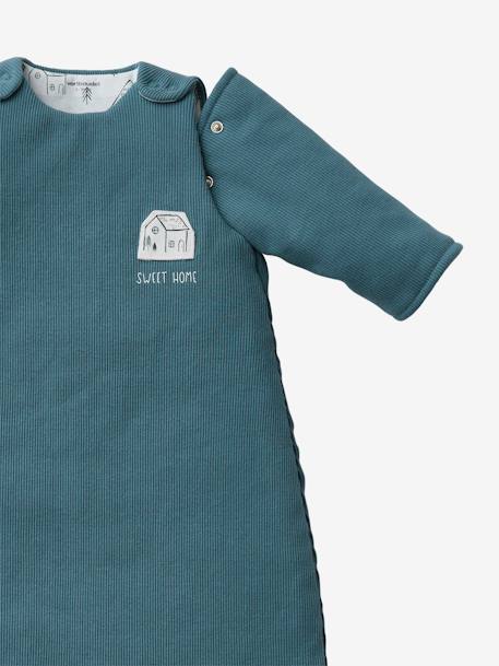 Baby Sleeping Bag with Removable Long Sleeves, Hygge grey blue 