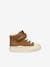 GEOX® Gisli baby high-top velcro sneakers camel 