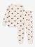 PETIT BATEAU heart print cotton pyjamas beige 