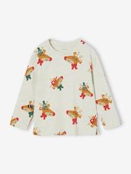 Boys-Tops-T-Shirts-Christmas Special Top with Fun Reindeer Motifs for Boys