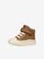 GEOX® Gisli baby high-top velcro sneakers camel 