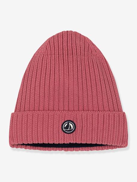 PETIT BATEAU fleece-lined hat rose 