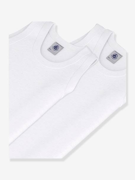 Pack of 2 cotton tank tops PETIT BATEAU white 