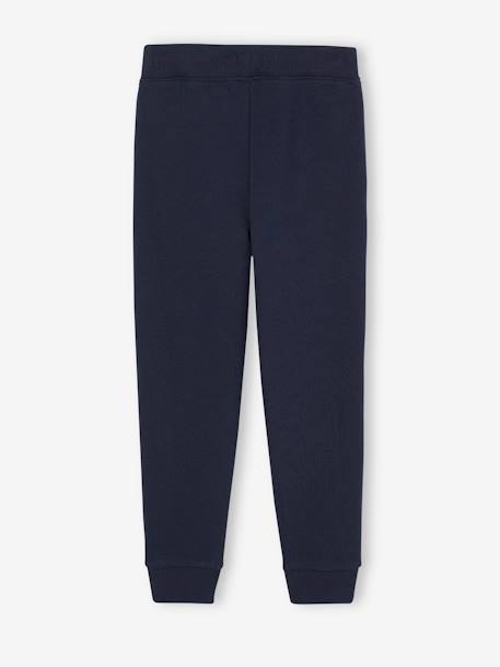 Fleece Joggers for Boys GREY DARK MIXED COLOR+navy blue 