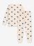 PETIT BATEAU heart print cotton pyjamas beige 