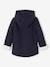 Woollen Coat with Hood & Sherpa Lining for Girls BEIGE MEDIUM SOLID WITH DECOR+GREEN DARK SOLID WITH DESIGN+navy blue 