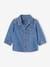 Denim Shirt with Press Studs for Babies stone 