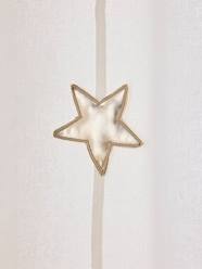 -Semi-Sheer Curtain with Eyelets & Starry Garlands