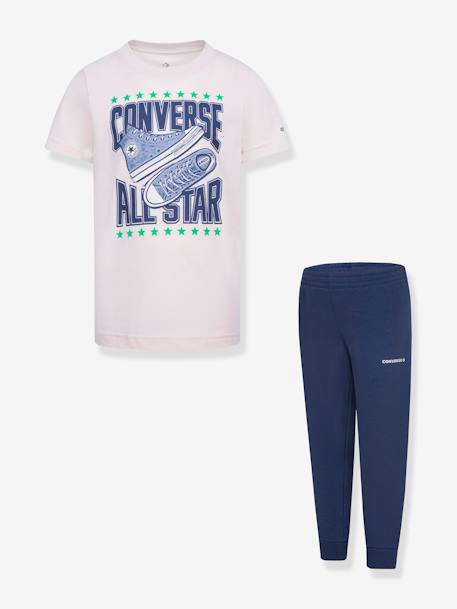 CONVERSE T-shirt and jogging pants set for boys navy blue 