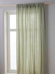 Bedding & Decor-Decoration-Semi-sheer Rod Pocket Curtain in Cotton Gauze