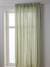 Semi-sheer Rod Pocket Curtain in Cotton Gauze cinnamon+ecru+grey blue+sage green 