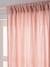 Semi-sheer Rod Pocket Curtain in Cotton Gauze cinnamon+ecru+grey blue+rosy+sage green 