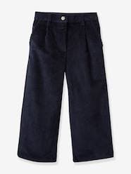 Girls-CYRILLUS wide-leg trousers